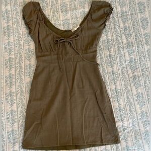 Pacsun Olive Mini Dress